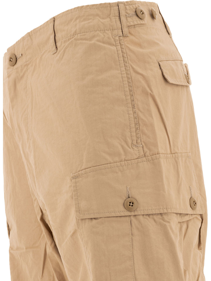 Beams Plus Cargo Trousers - Beige | 2b23f7c33b75594fbd2cc7b1de2c9dc07c23bcb5