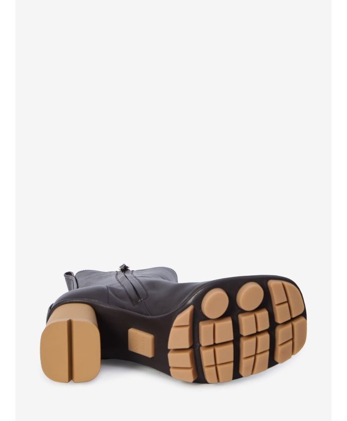 Bottega Veneta Shore Ankle Boots - Brown | 820984bd3e5fe6a5ee728c6eeb2f350be169a41b