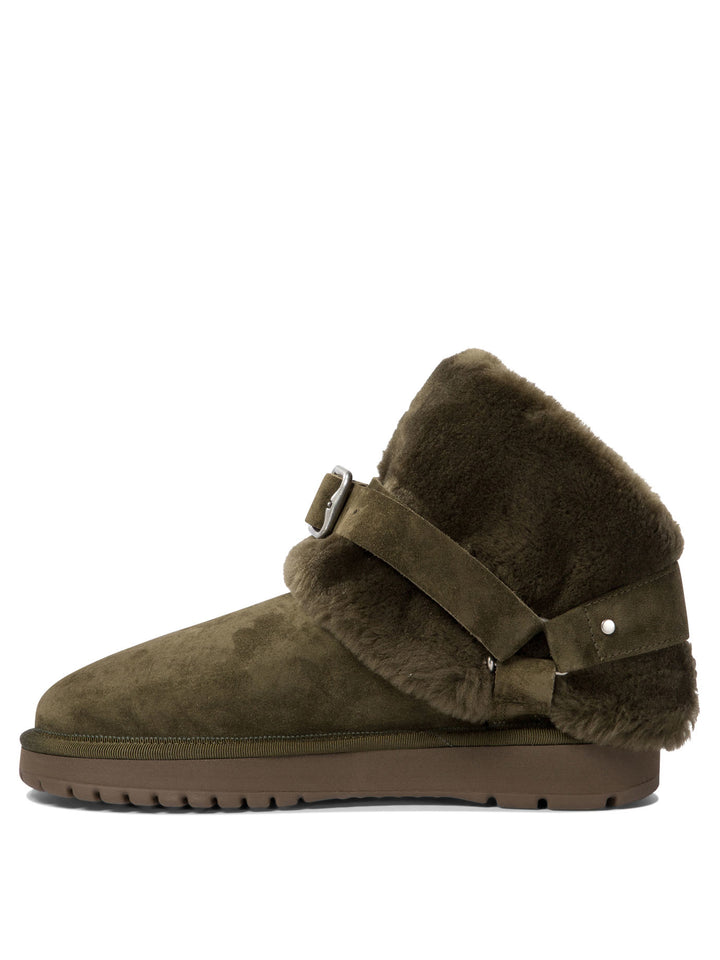 Burberry Chubby Ankle Boots - Green | f2f4f79d4221cc9db89e4b2f1bcfda52231e2c49