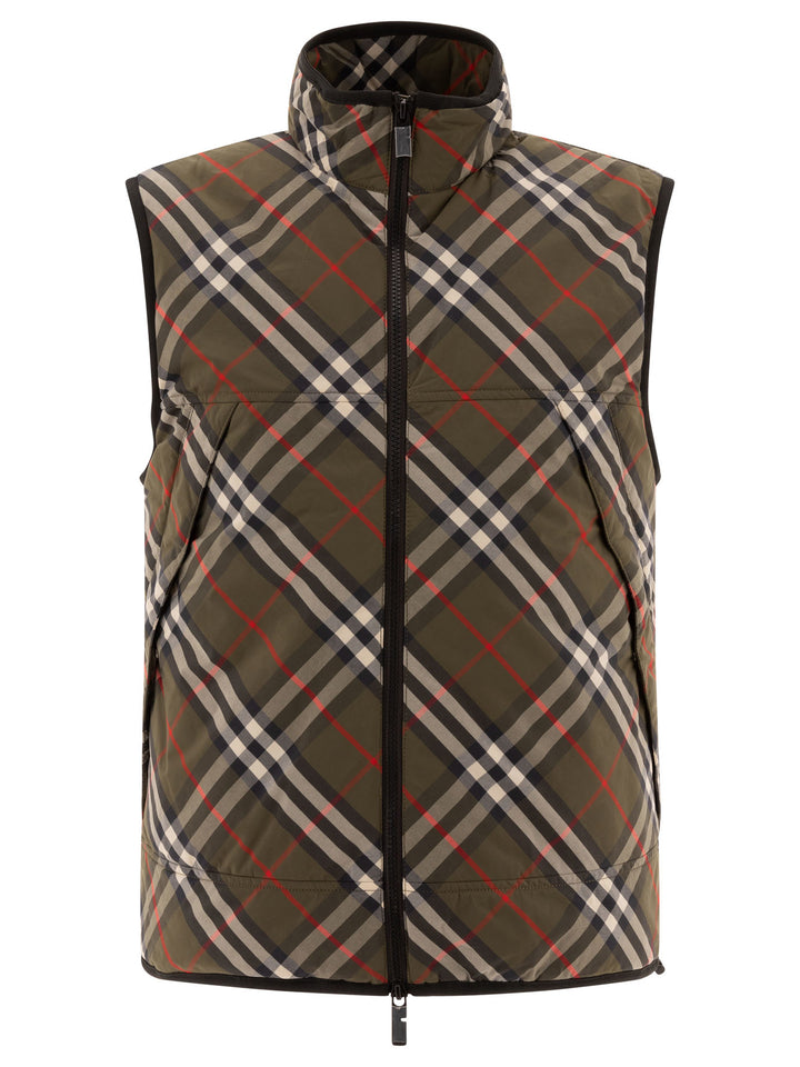 Burberry Nylon Vest Jacket Jackets and Coats - Green | 93c265f9b93abf5dd4e724acdea6e8707c3543e7