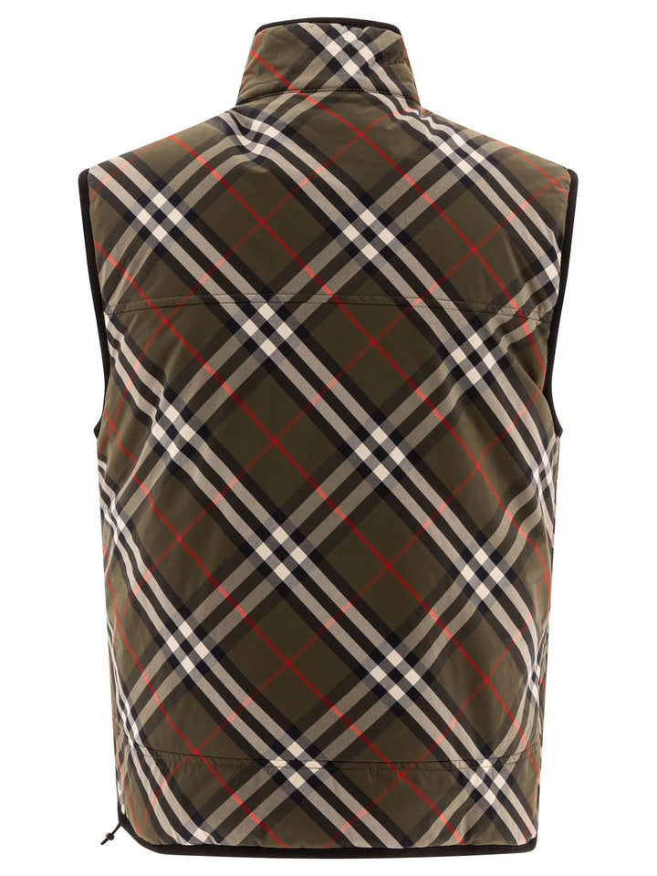Burberry Nylon Vest Jacket Jackets and Coats - Green | 67abc454974a319f5d06f9b294ced116e13fc347