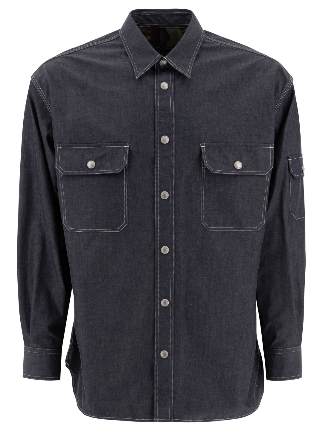 Comme Des GarçOns Homme Denim Overshirt Jackets and Coats - Blue | c7bcecf6aed0217509ab19bfb6715876187e5232