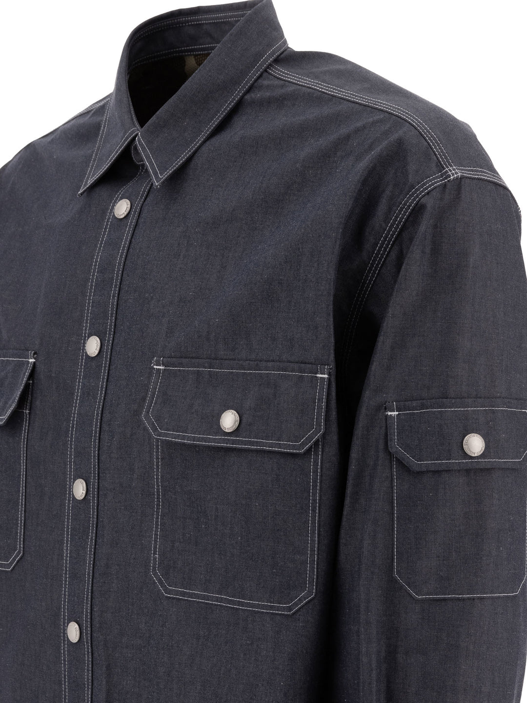 Comme Des GarçOns Homme Denim Overshirt Jackets and Coats - Blue | 2d7a9d4349ffcf9ffb66fac2c42f4160b288783a