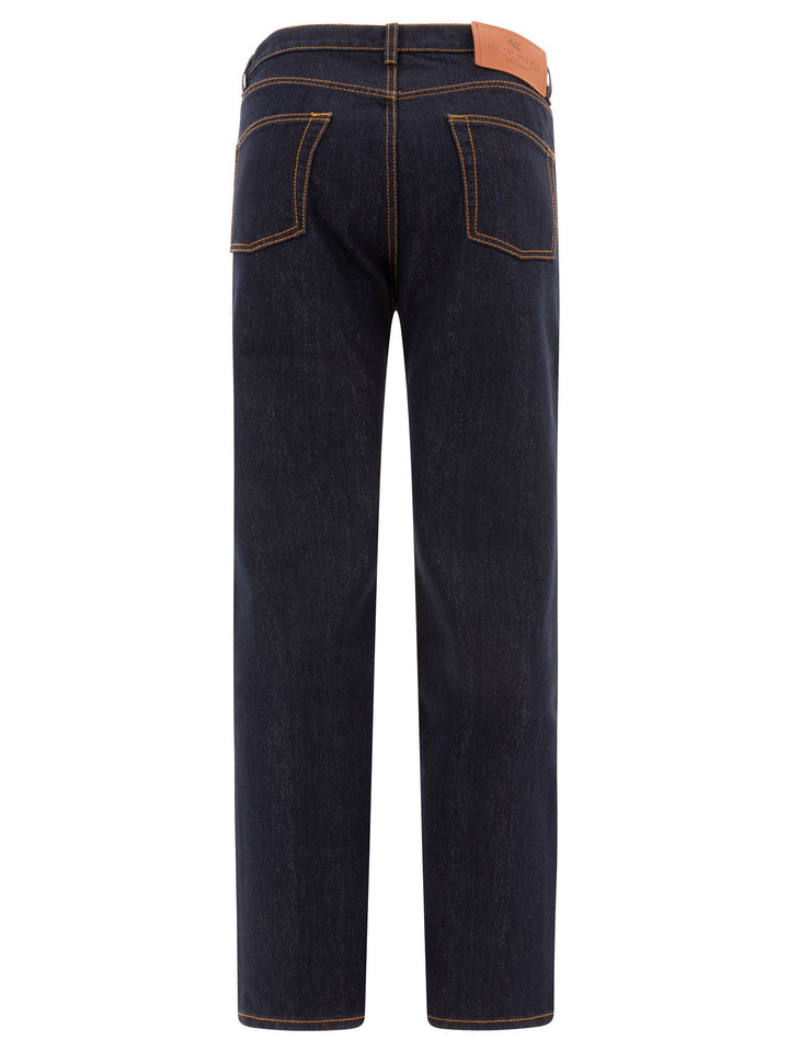 Etro Straight-Leg Jeans - Blue | 21562e1ae4550b47dda5b0949eb1b0a972c22fef