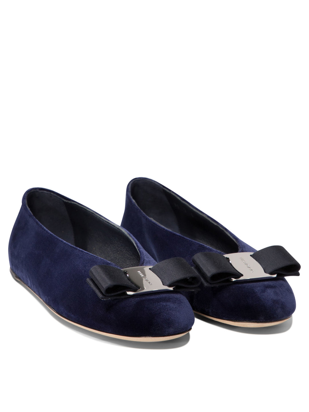 Ferragamo Vanna V Ballerinas - Blue | 5f01b8ceb893c1d547c1fffc9702722fafe74510
