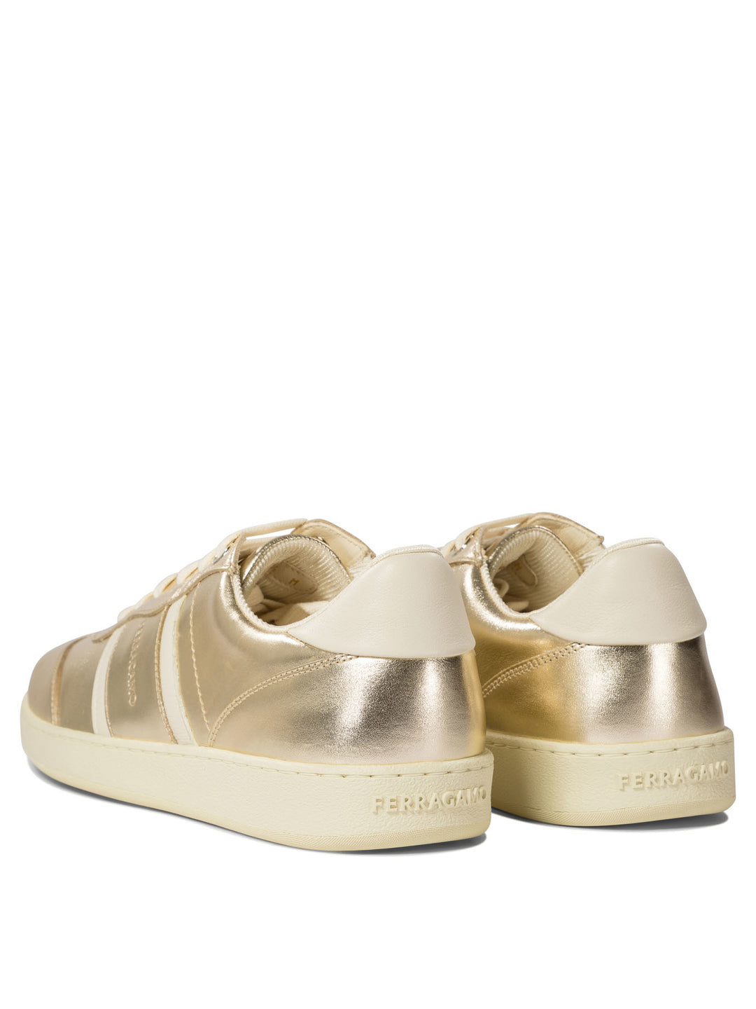 Ferragamo Achille Sneakers & Slip-On - Gold | 84b6d56dda3ae06e6fdc9b5dbf7e607fb8857066