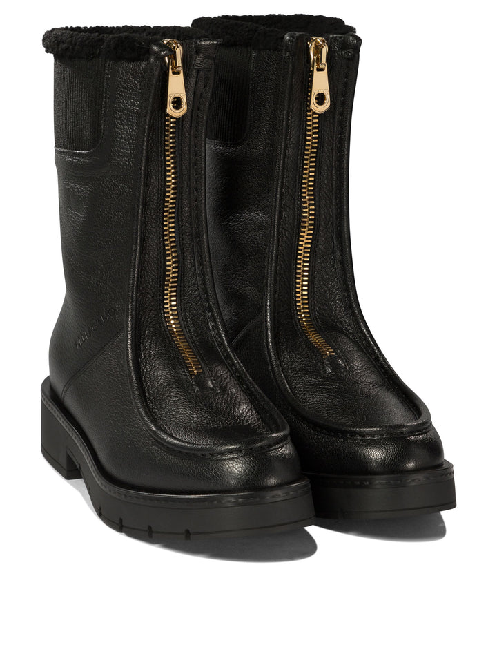 Ferragamo Montse Fur Boots and Ankle Boots - Black | 3e999faab2d67c4e0dacd0d34db161cdde2e1071