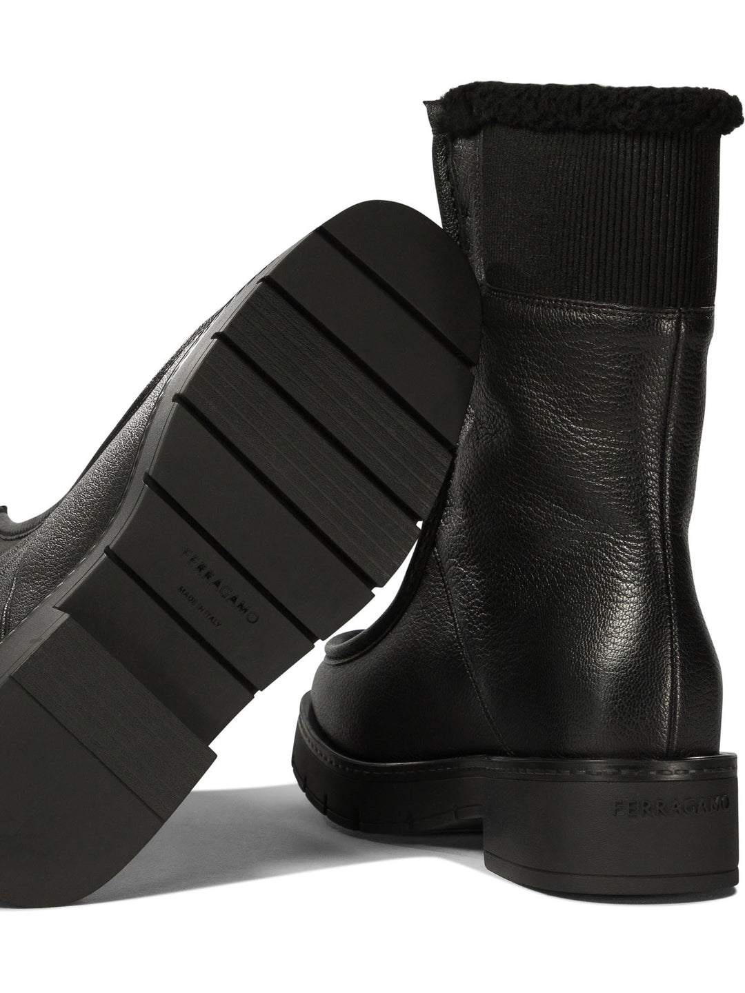 Ferragamo Montse Fur Boots and Ankle Boots - Black | 3740b03163a313f5927042844276bcddd4e73ba7