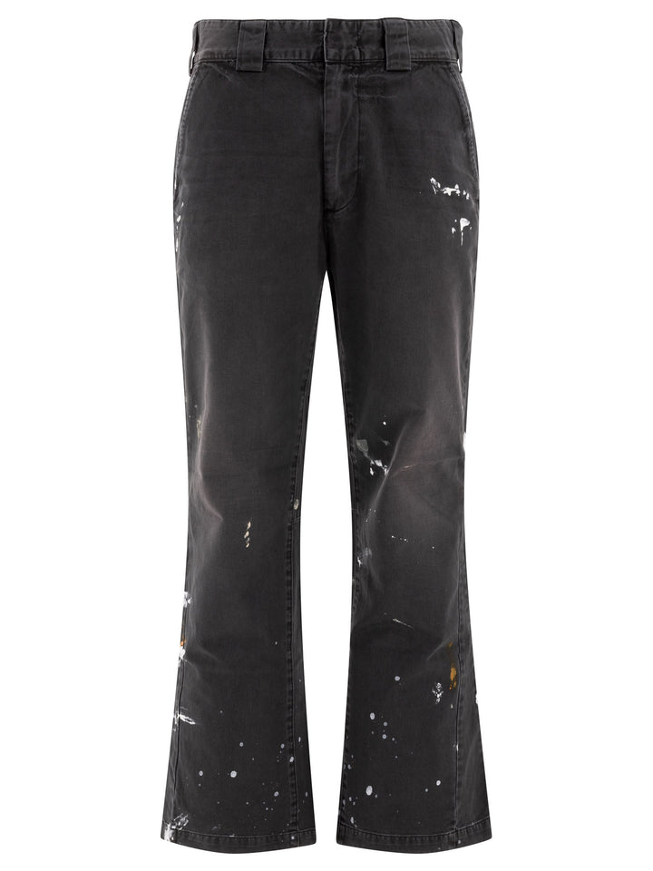 Gallery Dept. La Chino Flare Jeans - Black | b947606b52240a90d0ad3850e8caaf6bb0737382