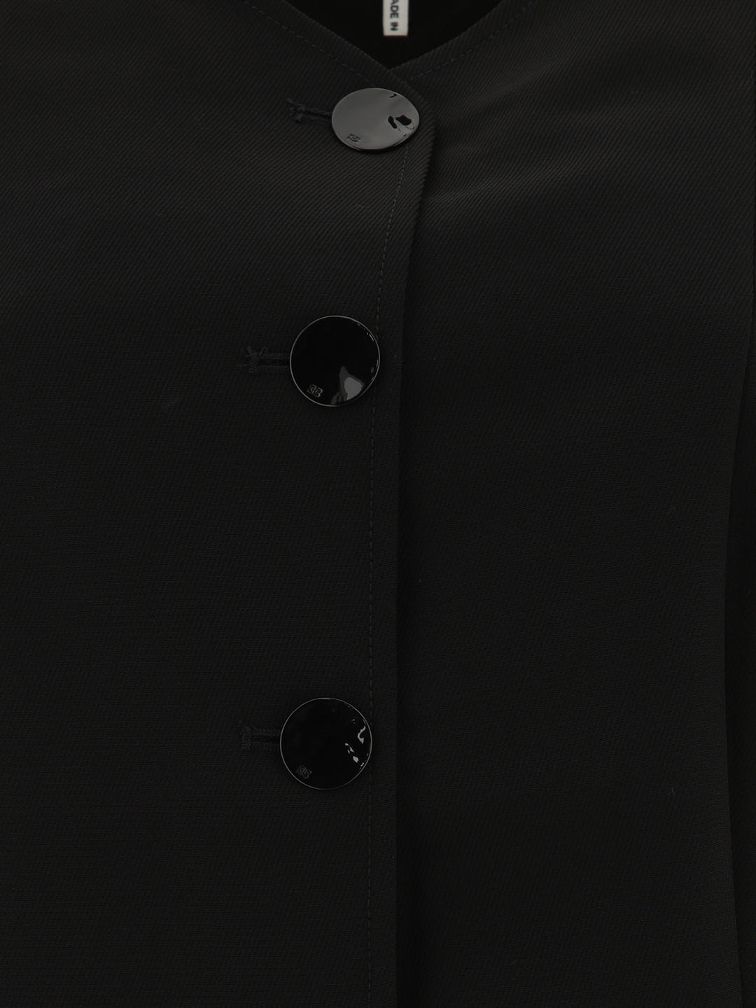 Ganni Twill Dress Dresses - Black | 8a487b67837bdca157b7ec7d33e8cf98190b1ce6