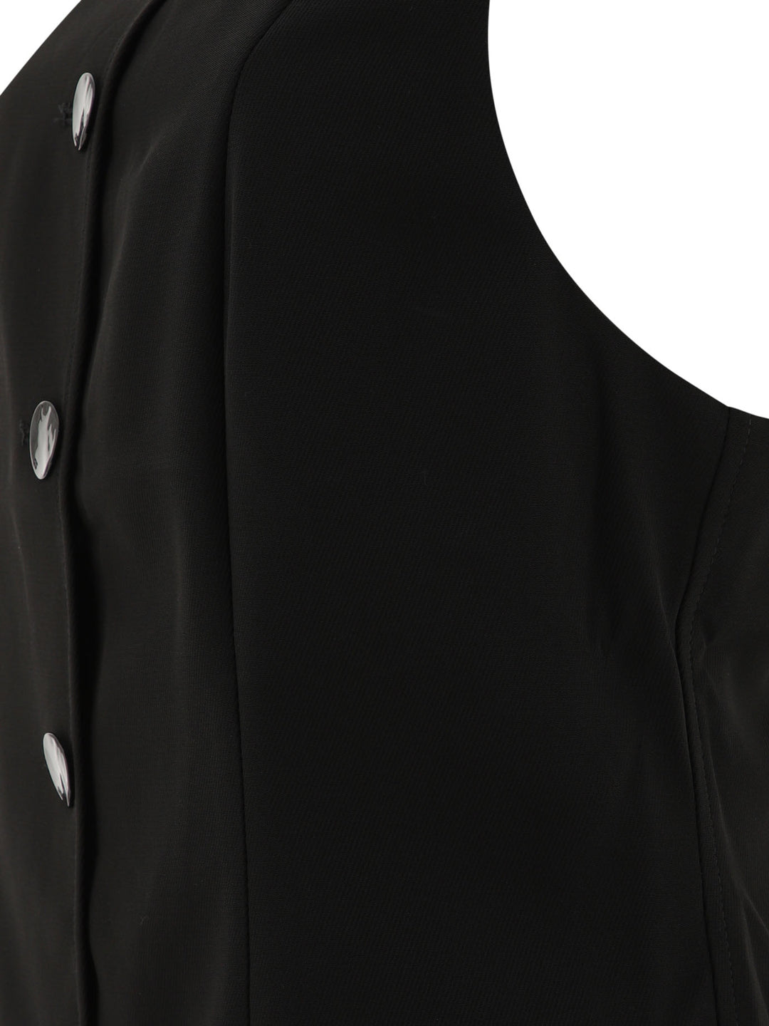 Ganni Twill Dress Dresses - Black | 086e8644e970ccffdcf082da69767d9829db0fe1