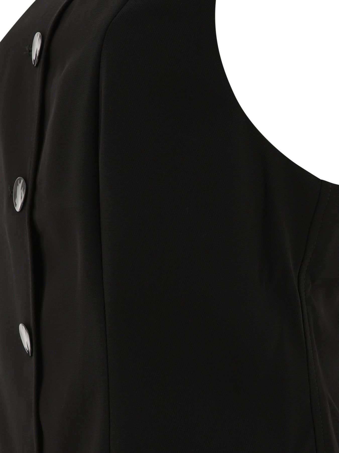 Ganni Twill Dress Dresses - Black | 086e8644e970ccffdcf082da69767d9829db0fe1