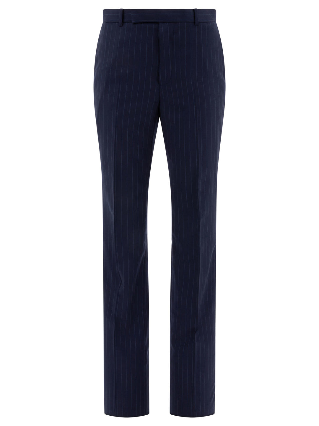 Givenchy Pinstriped Tailored Trousers - Blue | a7a51e83e9f893c61f19fcbc067679af14d80839