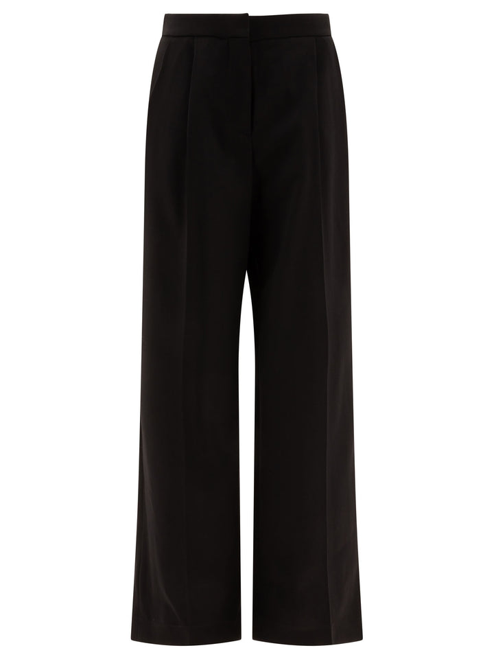 Givenchy Wool Pleated Trouses Trousers - Black | c18d8e7bb383f073500bf0c33385e4bd620683c7