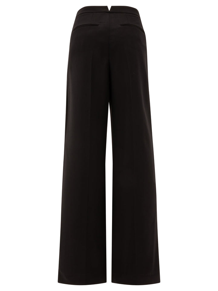 Givenchy Wool Pleated Trouses Trousers - Black | d98f94d87ae148d81226411aefa42a0d1f5e087e