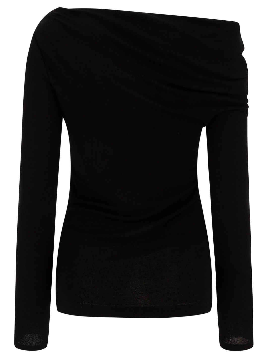 Givenchy Top With Draped Collar Tops - Black | 670961a35ce61f9063743f8c8fd2b6f047342d26