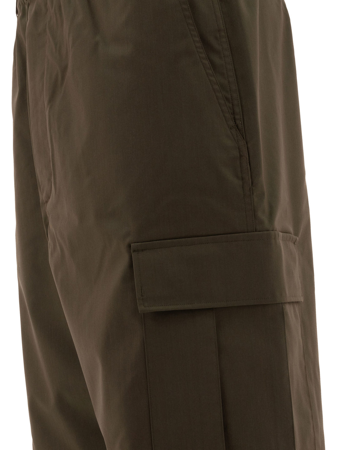 Goldwin Wool Blend Twill Trousers - Green | 13b71e658bd6ea04978dc14e6cd584e6832eed35
