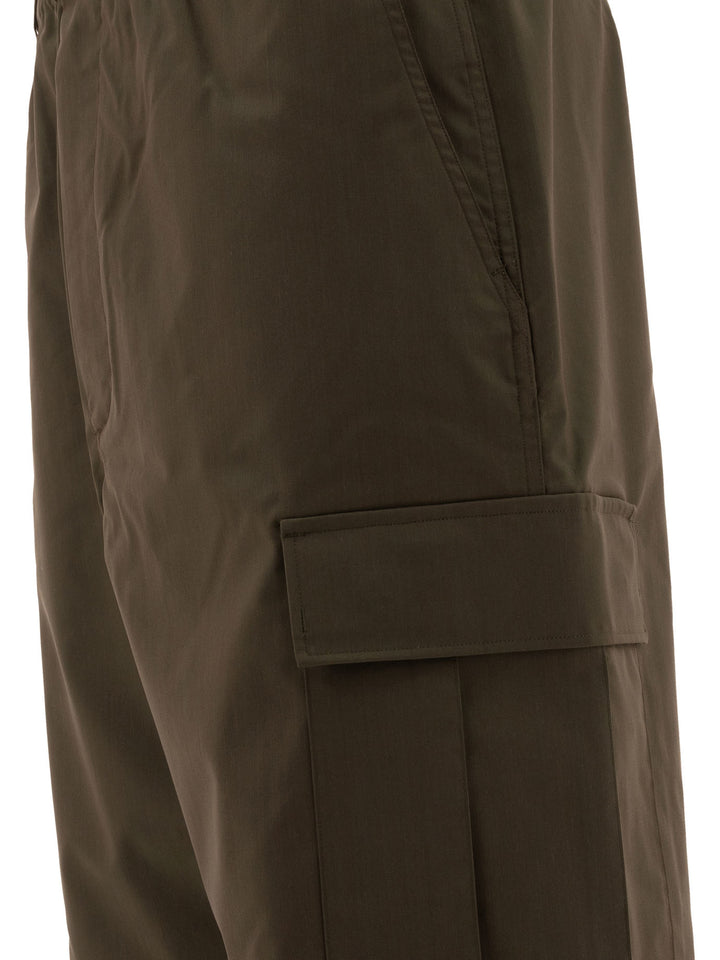 Goldwin Wool Blend Twill Trousers - Green | 13b71e658bd6ea04978dc14e6cd584e6832eed35