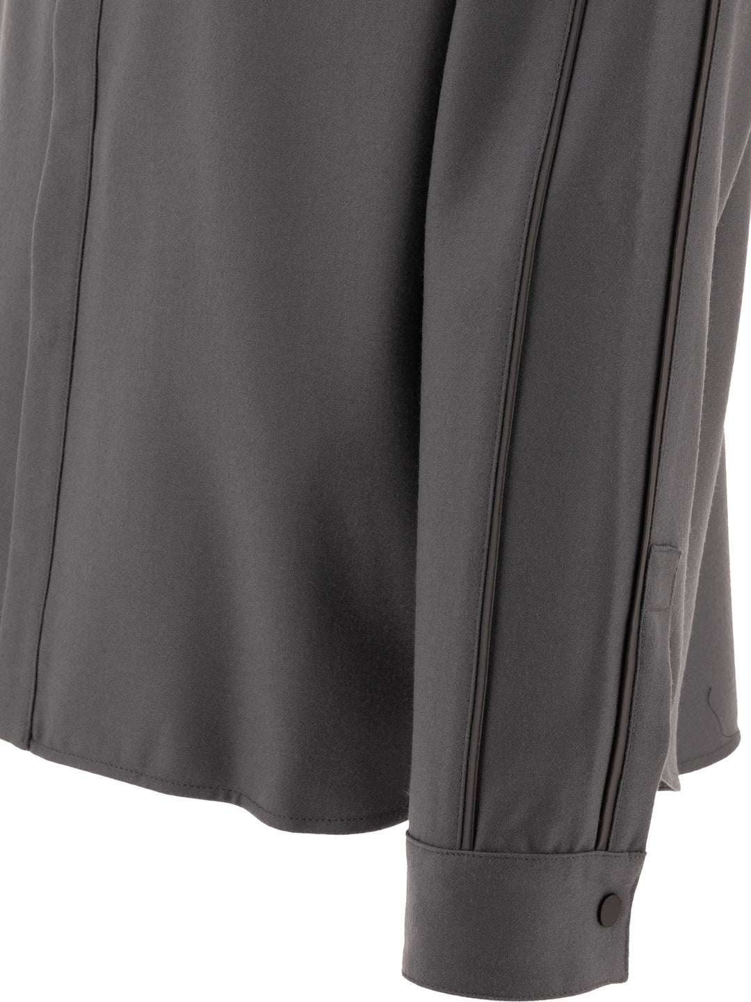 Gr10k Flanel Piping Jackets and Coats - Grey | 64c0f1b6e43a09f986d5c84b123e5f08f44a2673