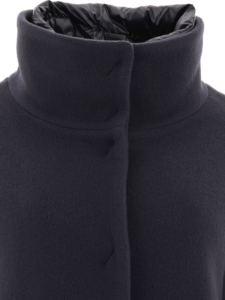 Herno Down Coat In New Modern Double And Nylon Ultralight Jackets and Coats - Blue | 54729935c302f58b7cedc803f66ba717e2acd056