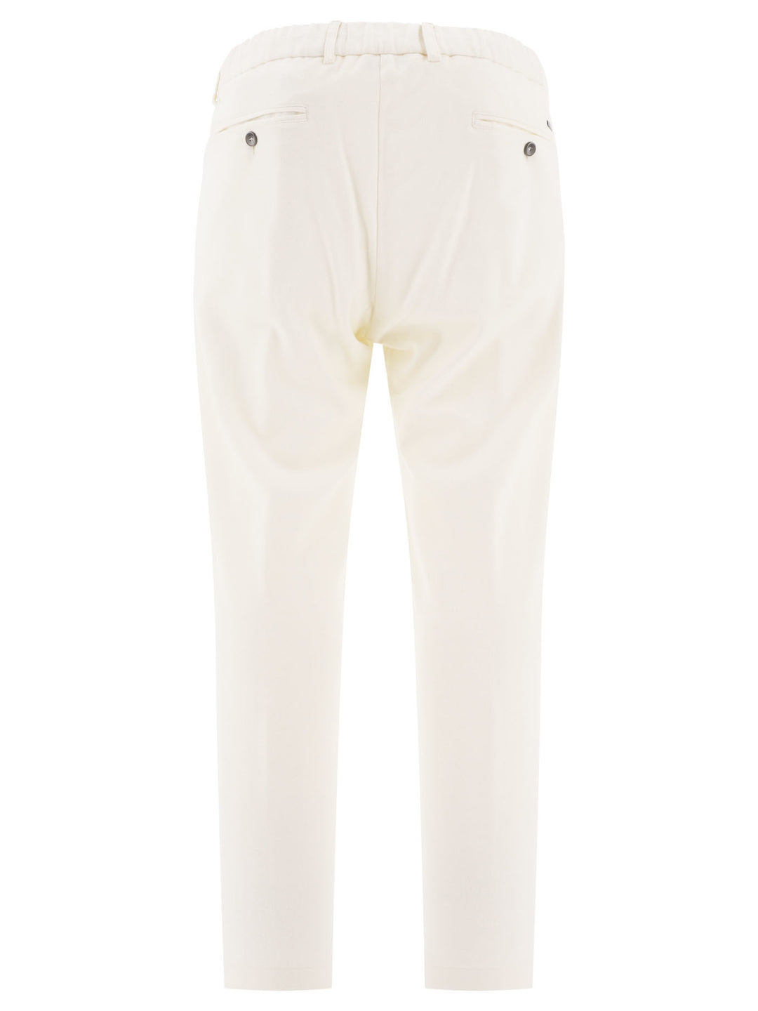 Herno Cashmere And Silk Trousers - White | 21a820c13a6257e2bc6876a694a90a75e810e372