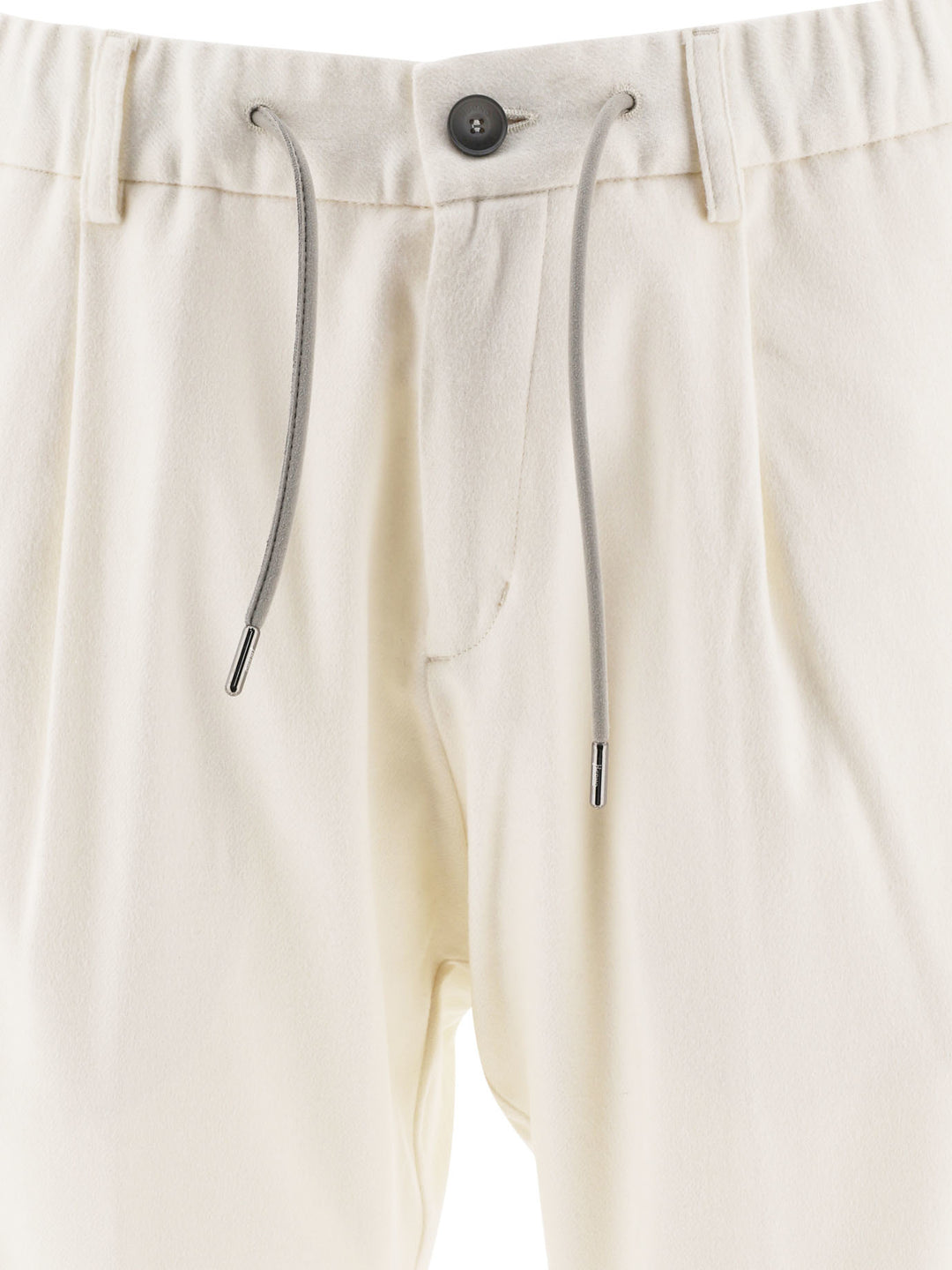 Herno Cashmere And Silk Trousers - White | c38f09101a606444809ff2c131971e81b2c5431c