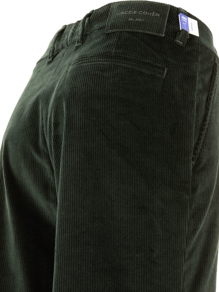 Jacob CohëN Taylor Trousers - Green | 60cc4d12cbc58e7f120ac2dd9f0ddcf5fba71bac