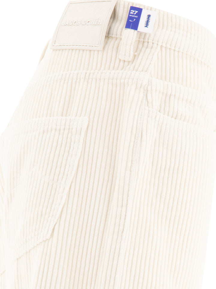 Jacob CohëN Gigi Over Trousers - White | 21dda9fc35a97d9beaeb4f5c2f1816b44d958cc6