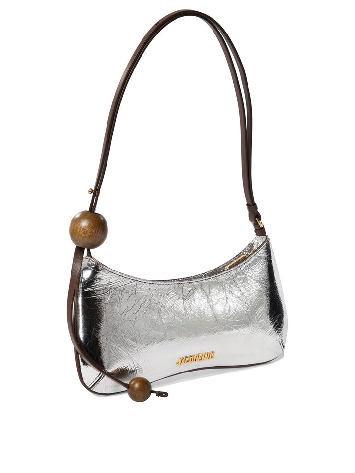 Jacquemus Le Bisou Perle Shoulder Bags - Silver | 5e8c1beb77163a0e93df06b5ff69e8648447cb49