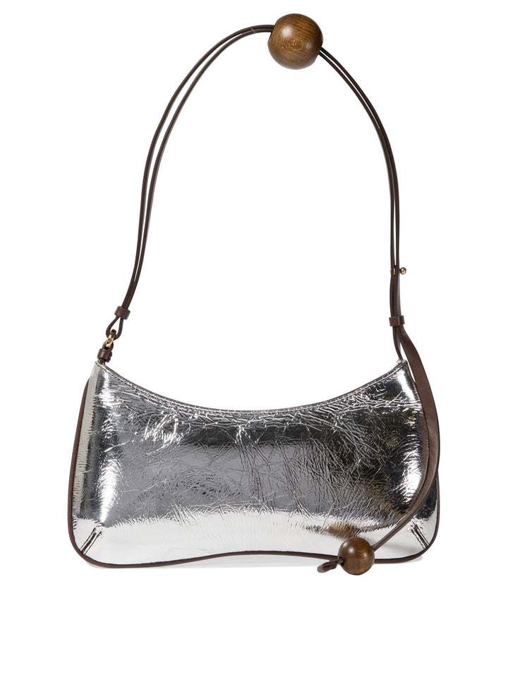 Jacquemus Le Bisou Perle Shoulder Bags - Silver | 41baaa363cb531b5bba23e63e578ab32287ce05c