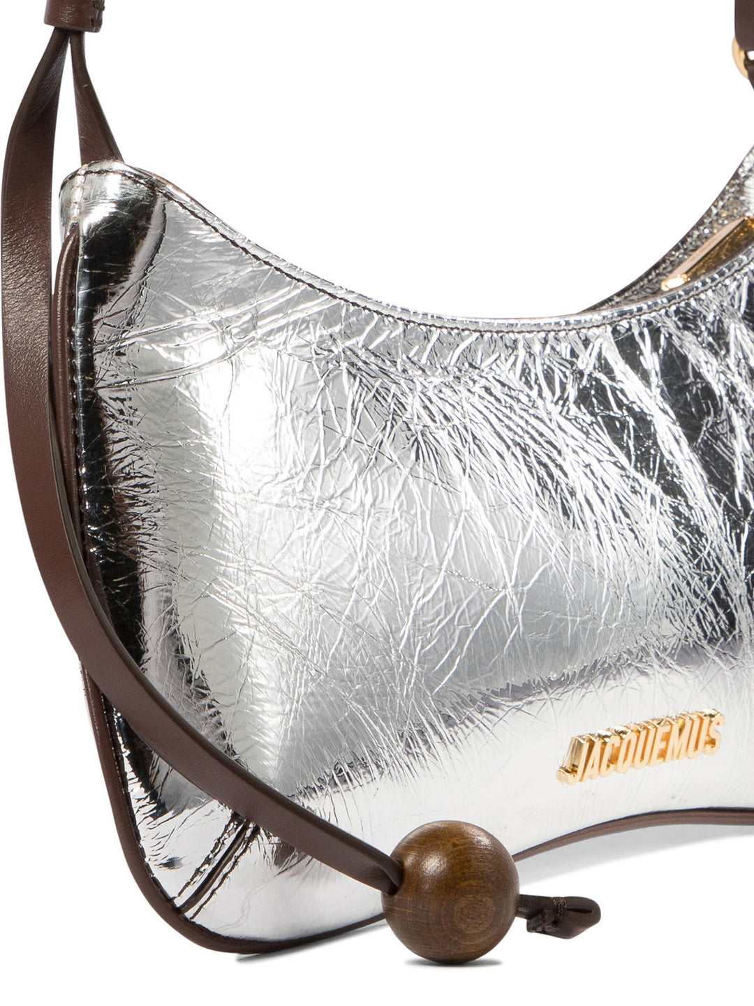 Jacquemus Le Bisou Perle Shoulder Bags - Silver | 3122bf24163410c66eb5179e18d08a612bd7383d