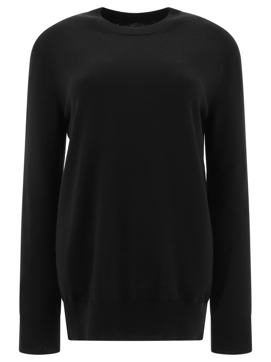 Jil Sander Medium-Weight Crewneck Sweater Knitwear - Black | b34e4e0e9b1fbeaa5f228e6afd21ca98e47fed8b
