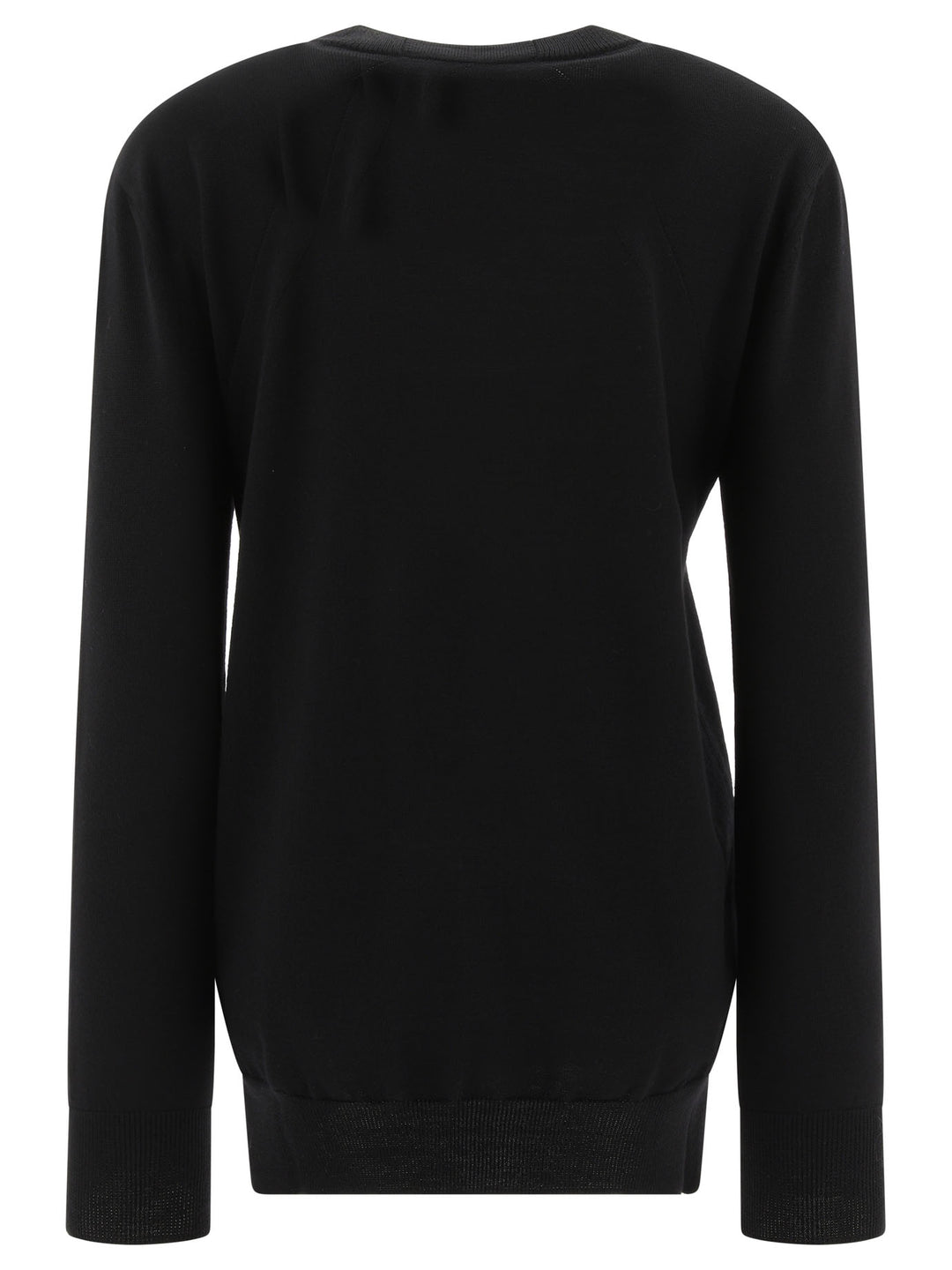 Jil Sander Medium-Weight Crewneck Sweater Knitwear - Black | a8748a32771f720ff51340e86086e05a5367d041