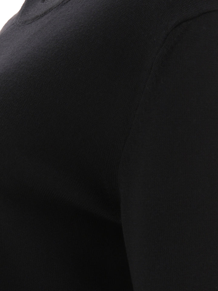 Jil Sander Medium-Weight Crewneck Sweater Knitwear - Black | e32a3c5397297c4cdfb3914af5c730dca45f756a