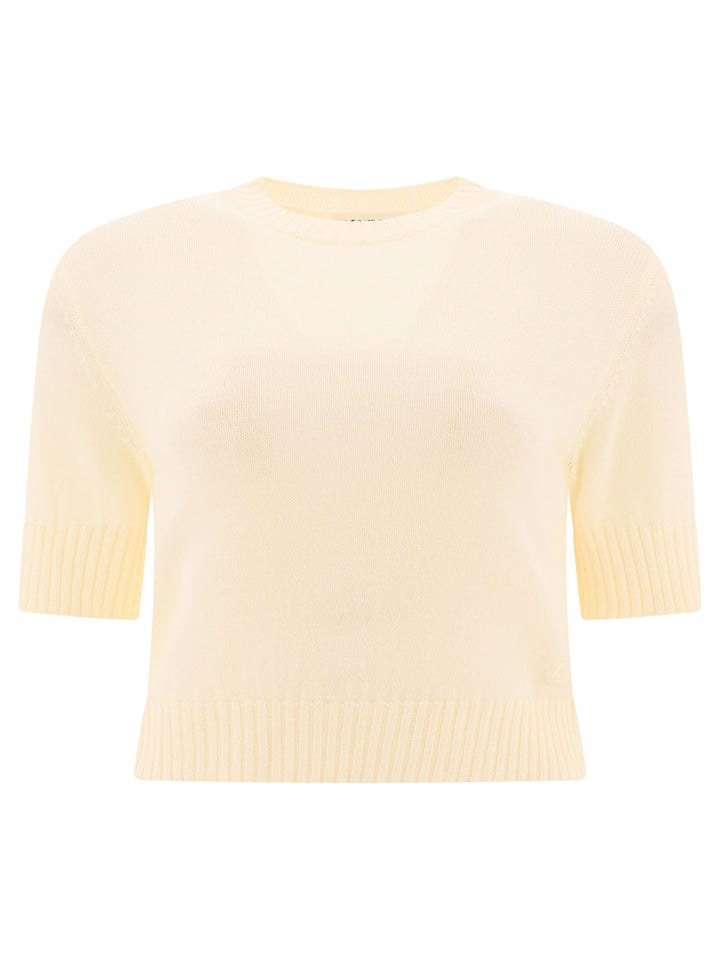 Jil Sander Wool Sweater Knitwear - White | fd42428caaf7f1180fddb6e2afdffe2a027942ec