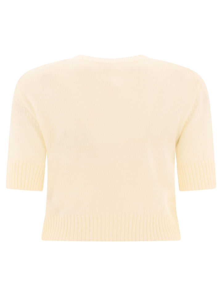 Jil Sander Wool Sweater Knitwear - White | 1a46c066f55cbf312075785a0fd66284086b0f61
