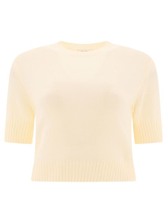 Wool Sweater Knitwear White