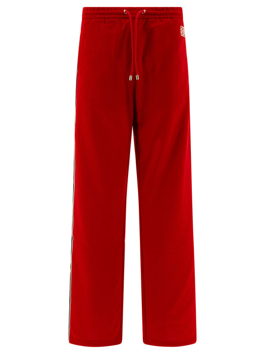 Tracksuit In Technical Jersey Trousers Red