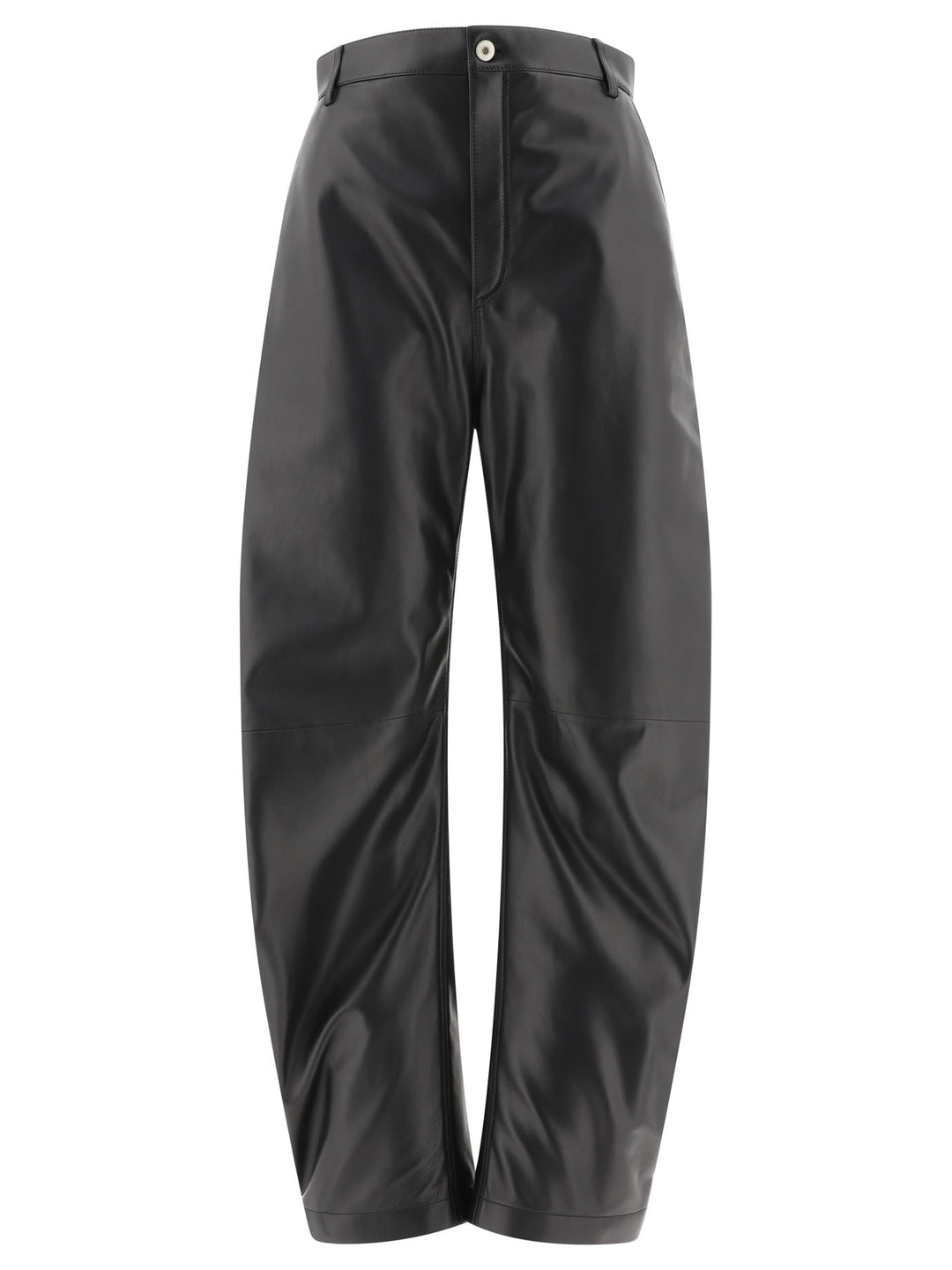 Loewe Balloon  In Nappa Lambskin Trousers - Black | d7e0fd94353f21841f53d9995a442c299e9535ef