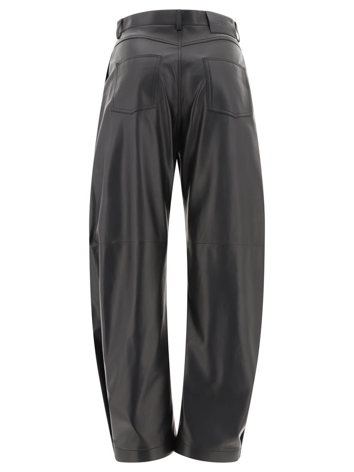 Loewe Balloon  In Nappa Lambskin Trousers - Black | 6ea5b70f47a46401874feb1856fd5f7ccdea048f