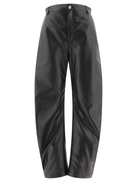 Balloon In Nappa Lambskin Trousers Black
