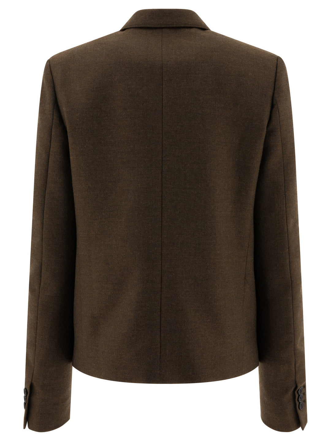 Loewe Double-Breasted Wool Blazer Jackets and Coats - Green | 3ea42509b44a4d34bee5ee343ab67ede0e139538
