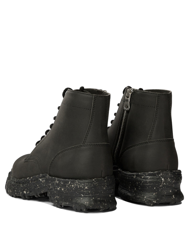 Maison Mihara Yasuhiro Vintage-Like Combat Boots - Black | c262553856ee2f1eff6c5200e028ed880ff0972e