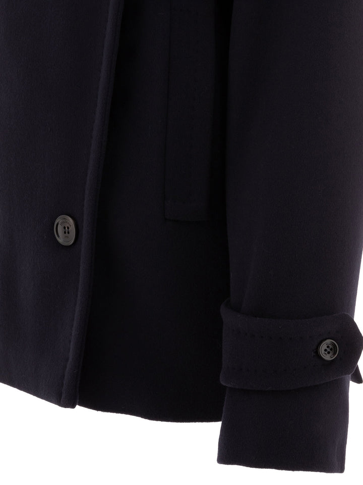 Max Mara Wool And Cashmere Coat Jackets and Coats - Blue | f143a3a160043d444a9b59e61f1fb4d46865cb04