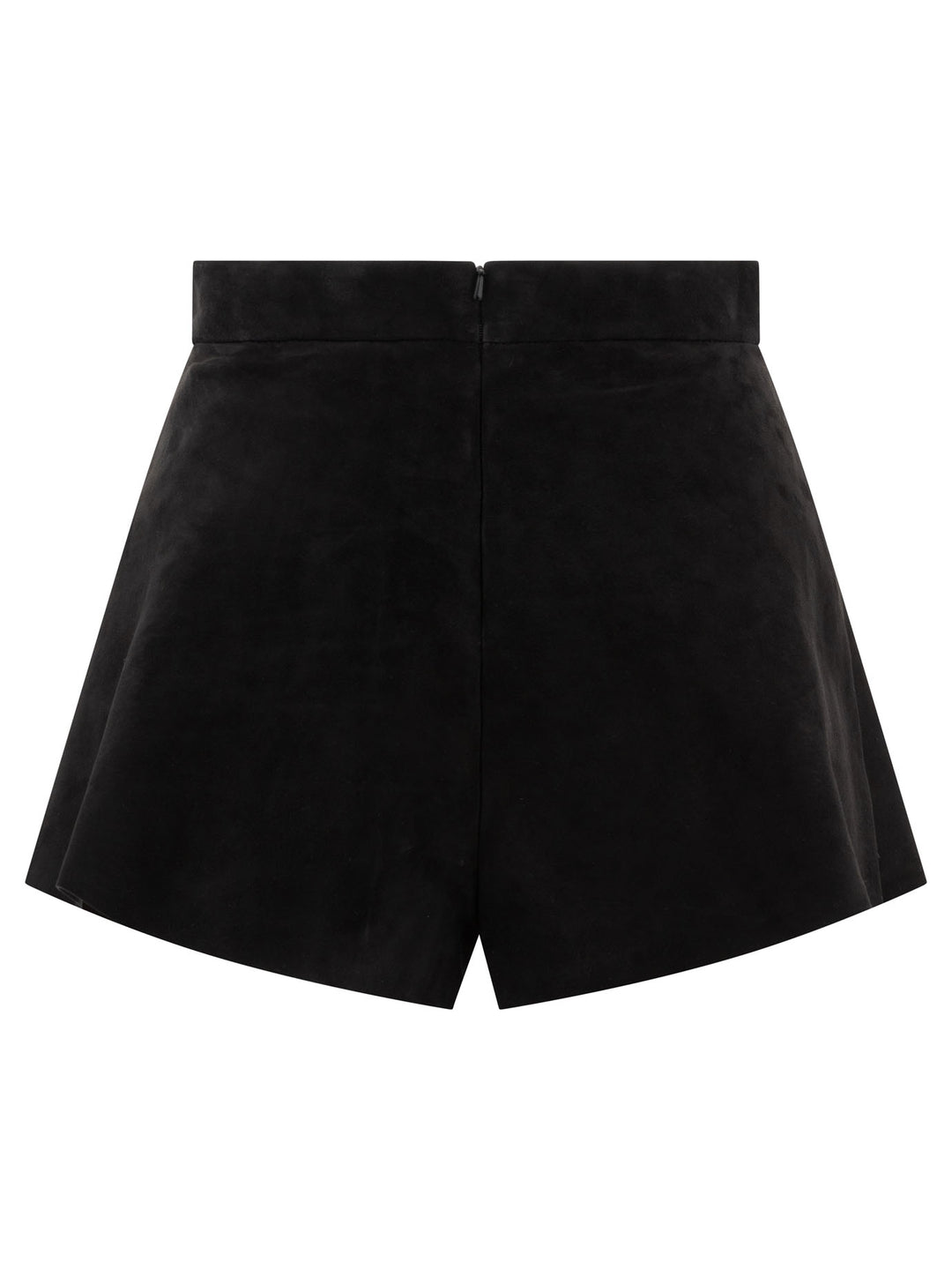 Max Mara Suede Shorts - Black | 93eb43f33680ecfc330dfcb3df968c14e0b26ab8