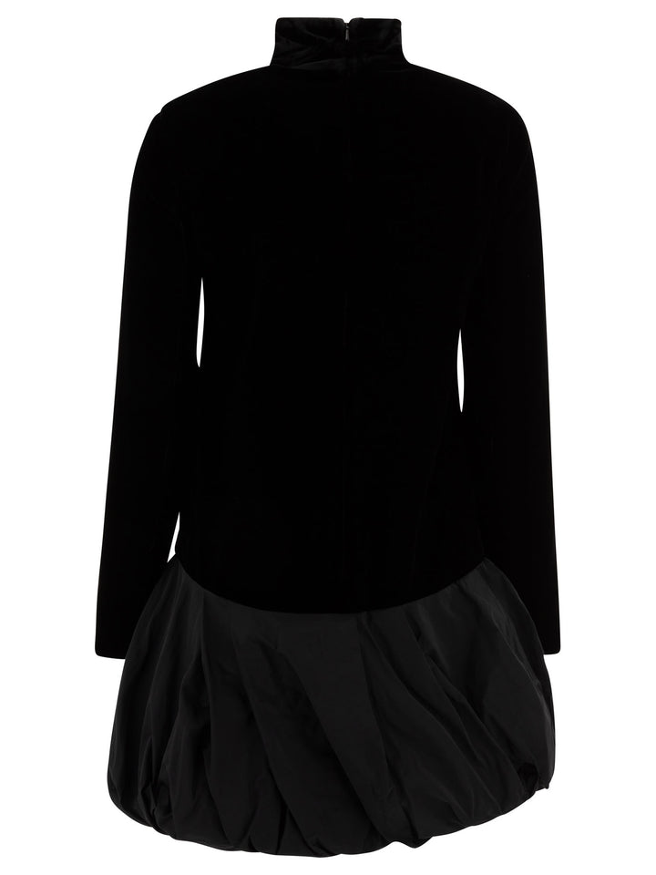 Max Mara Pianoforte Velvet Dress Dresses - Black | 20d964ce3cecf2343580d3e1d3960a81b500e2a3