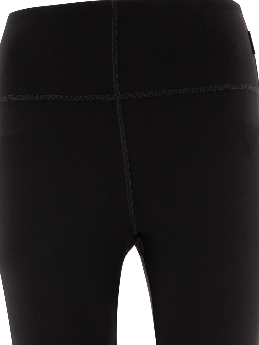 Moncler Grenoble Leggings In Technical Nylon Trousers - Black | 27aa84be36024eb5560e07a2070c08810846da6b