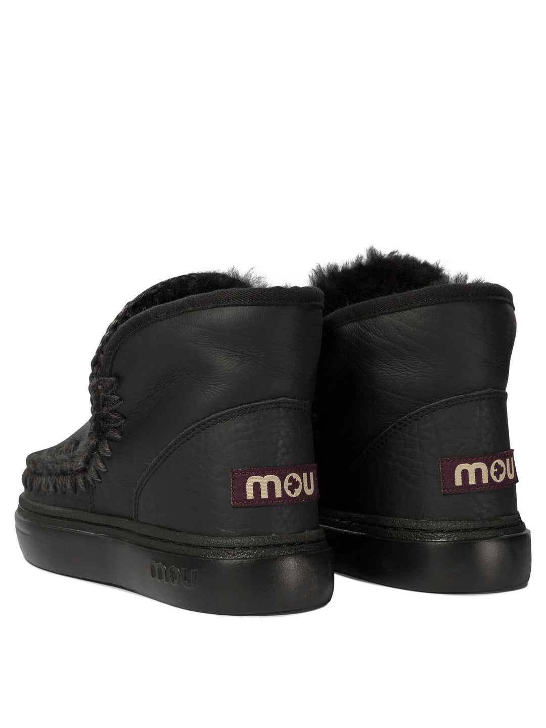 Mou Eskimo Bold Ankle Boots - Black | 4083eb272a35b5de694ae55a19e6ed735c645505