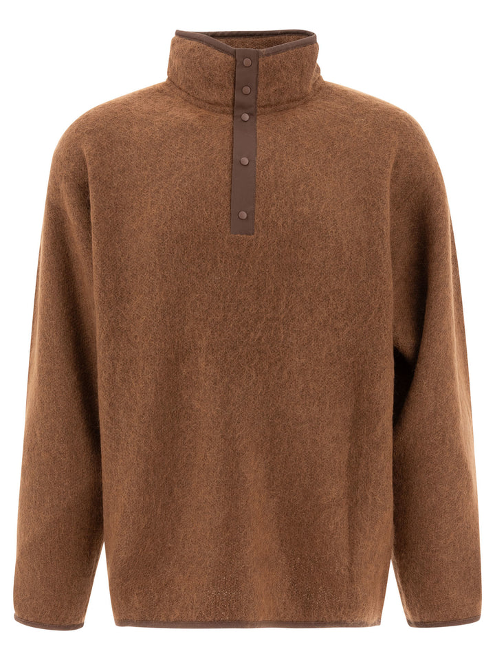 Nanamica Mohair Sweater Knitwear - Brown | 50a1bb4e98b49bb803c67b3fe96406047237c57b