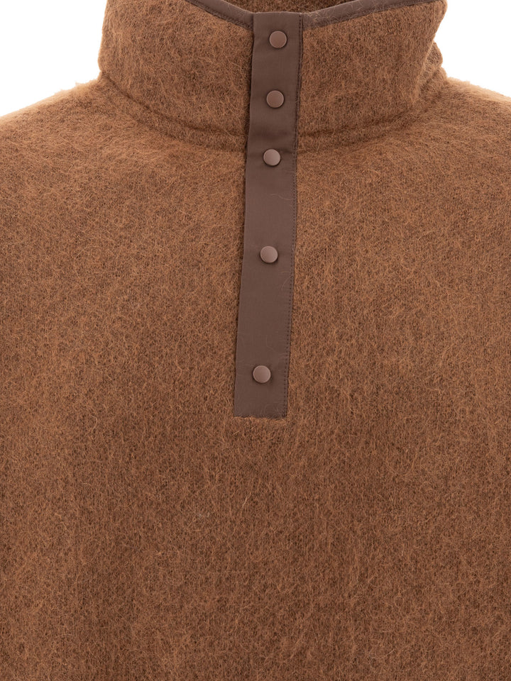 Nanamica Mohair Sweater Knitwear - Brown | a463ebc576664b286cee2bb3fc1e69d7b622570f